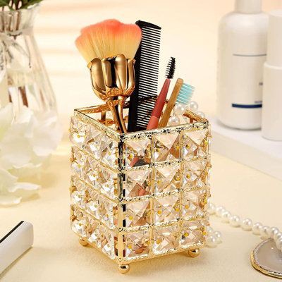 Crystal Brush Holder
