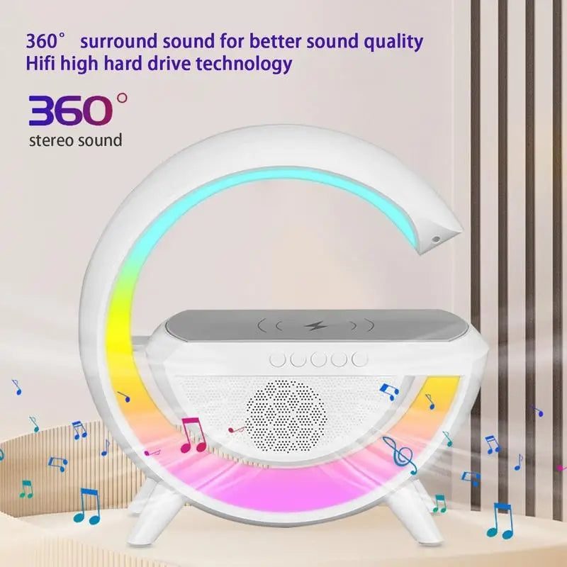 G Shape Bluetooth Speaker Lamp