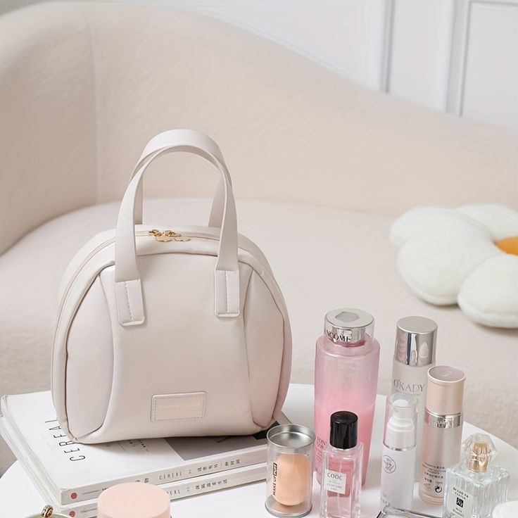 Large Capacity Round Cosmetics Pouch