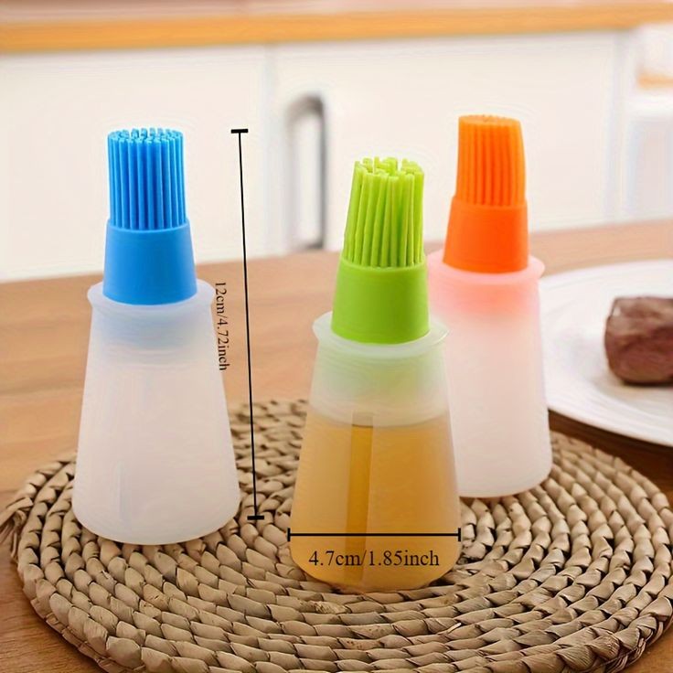 Silicone BBQ Oil Brush Bottle