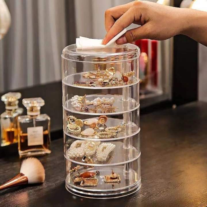 Acrylic Rotatable Jewelley Organizer