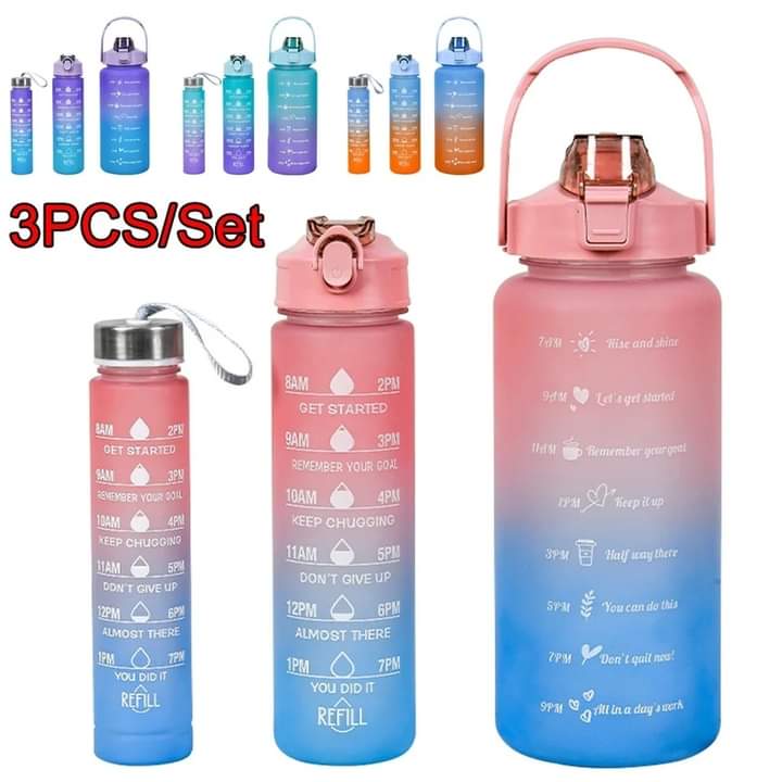 Set of 3 Sports Watter Bottle