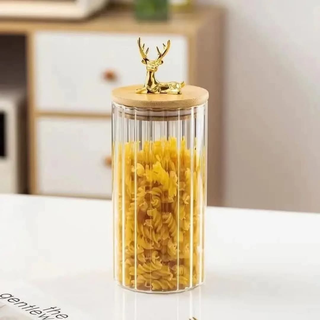 Luxury Storage Containers Glass Material (3pcs Set)