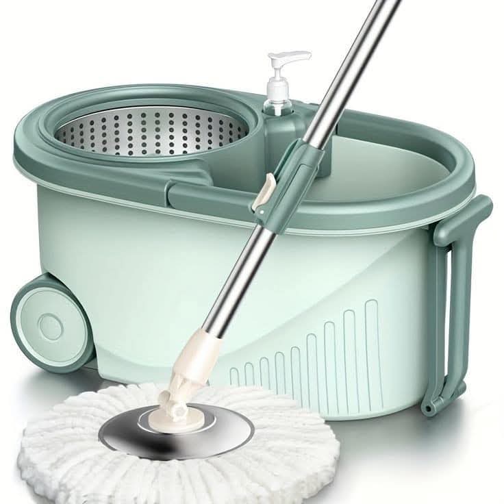 Spin Mop Bucket With Wheels