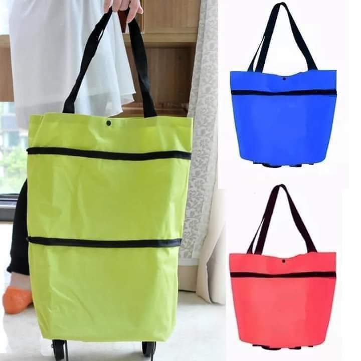 Foldable Trolly Bag With Wheels