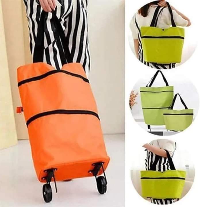 Foldable Trolly Bag With Wheels