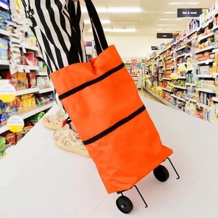 Foldable Trolly Bag With Wheels