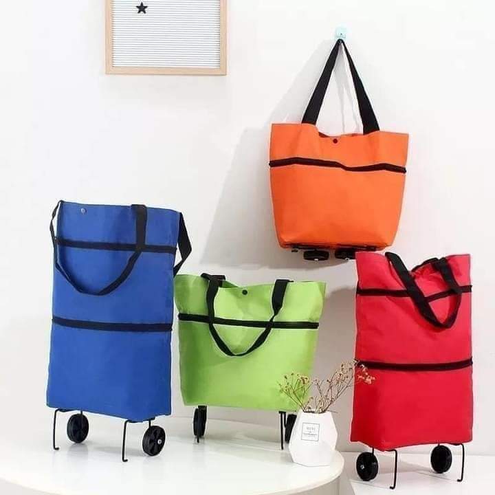 Foldable Trolly Bag With Wheels