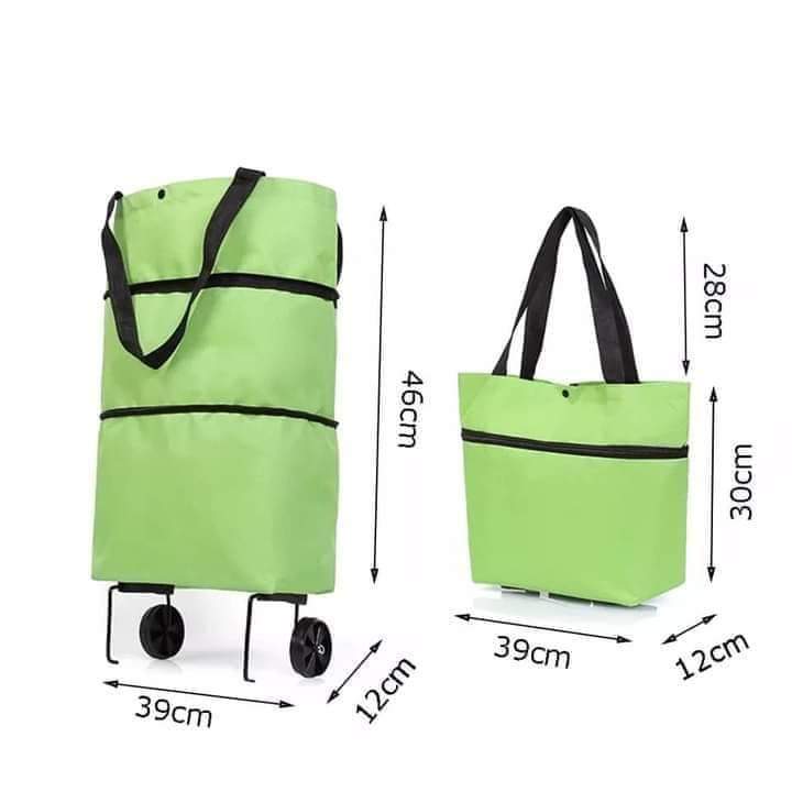 Foldable Trolly Bag With Wheels