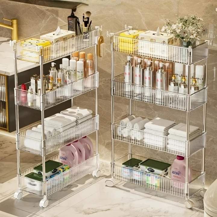 Luxury 4 Layer Acrylic Trolley