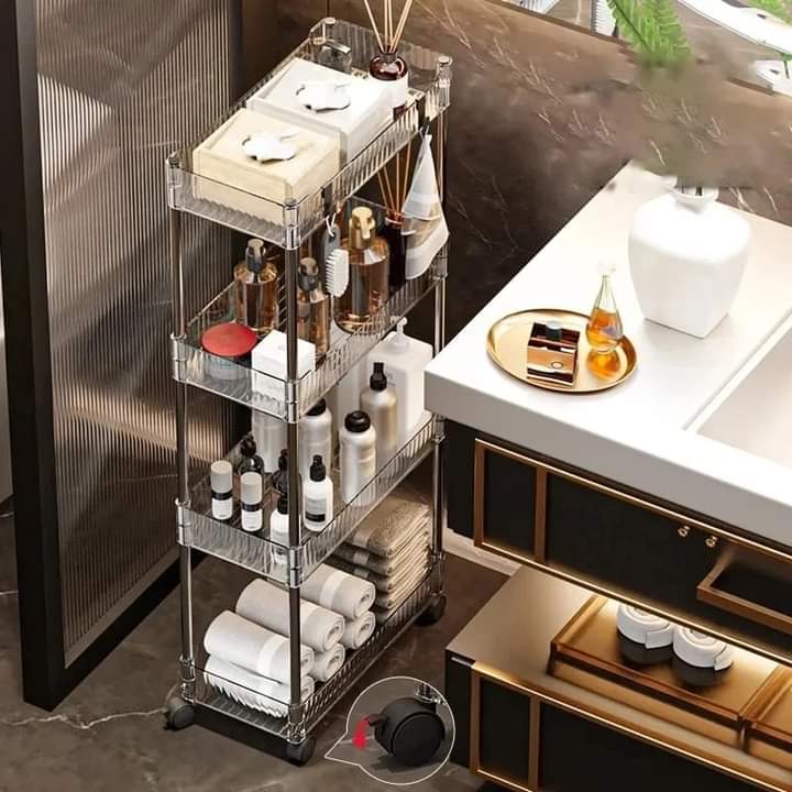 Luxury 4 Layer Acrylic Trolley