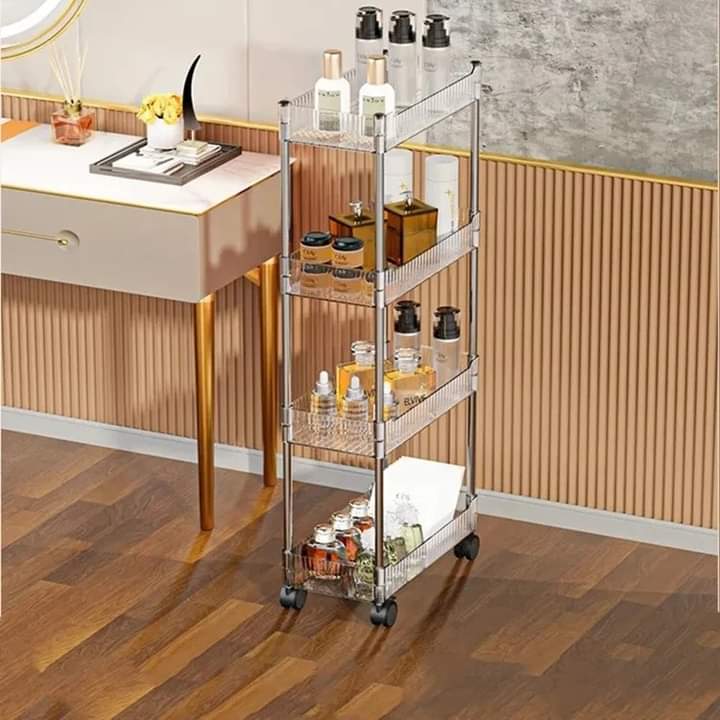 Luxury 4 Layer Acrylic Trolley