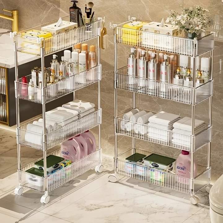 Luxury 4 Layer Acrylic Trolley