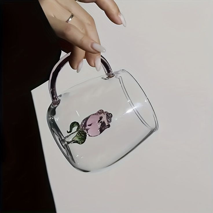 3d Transparent Heat Resistant Glass Cup