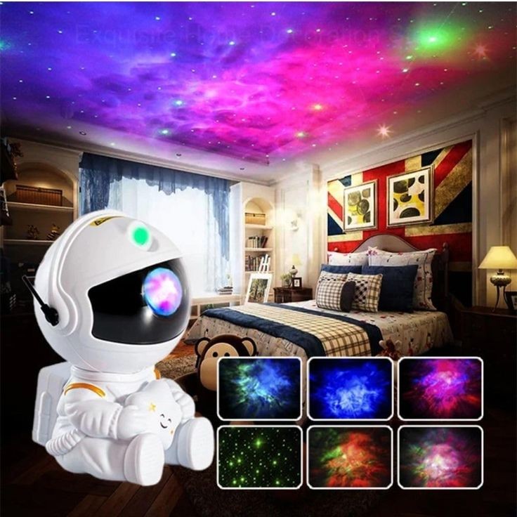 Galaxy Astronaut Night Lamp