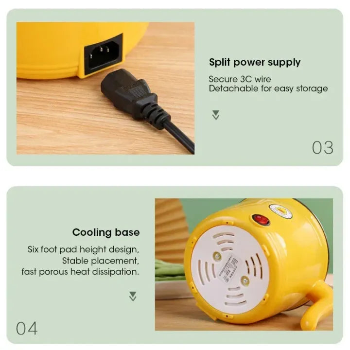 Multifunctional Mini Electric Cooking Hotpot