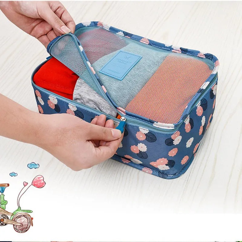 Printed 6Pcs Travel Bag Set