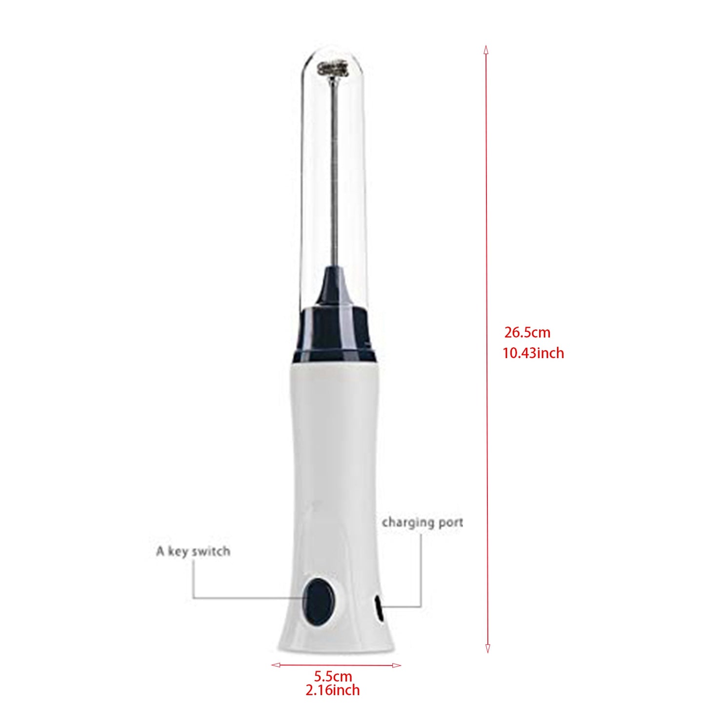 Handheld Rechargeable Coffee Frother (Premium Quality)