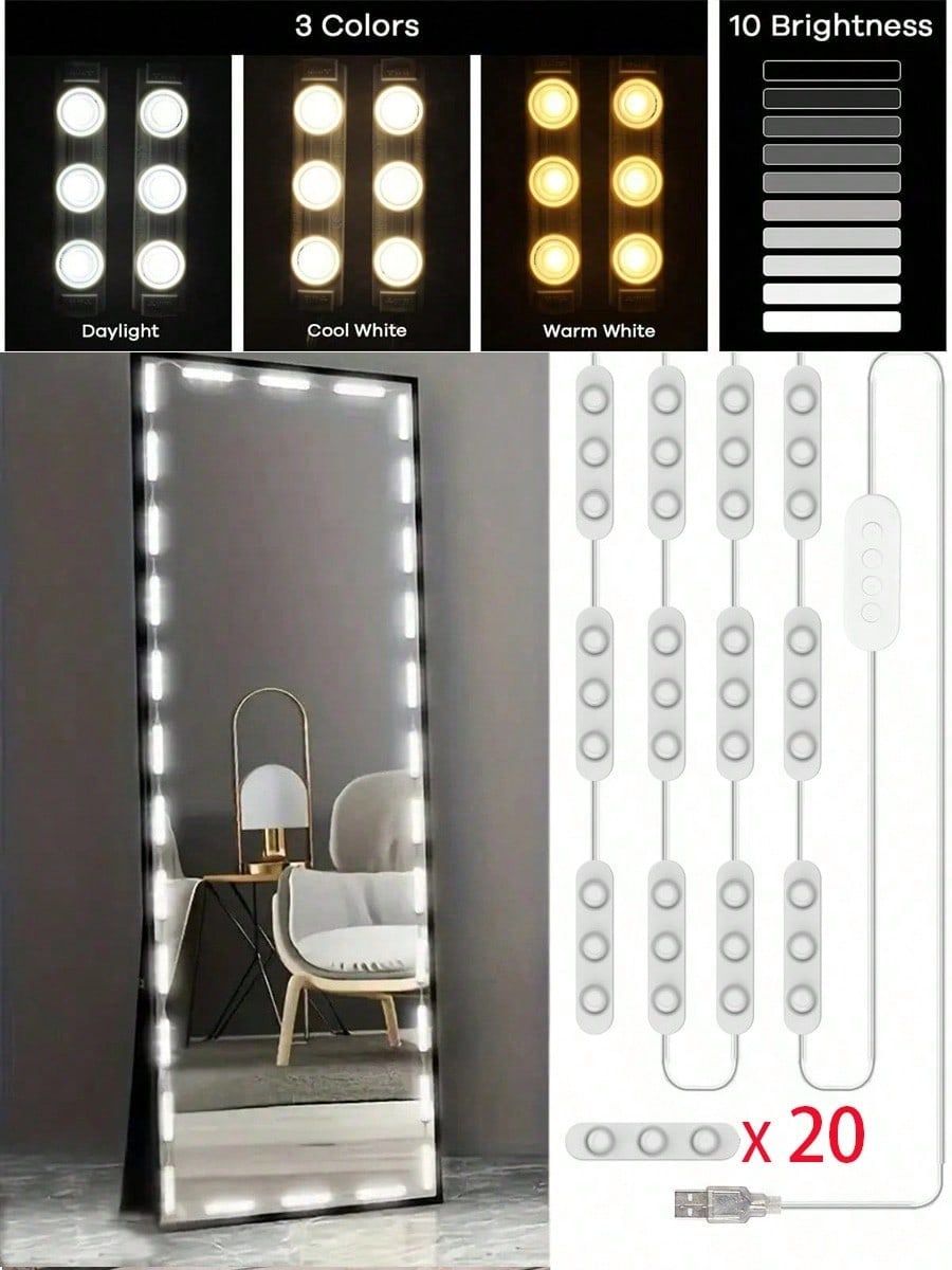 Vanity Mirror 30LEDs Lights