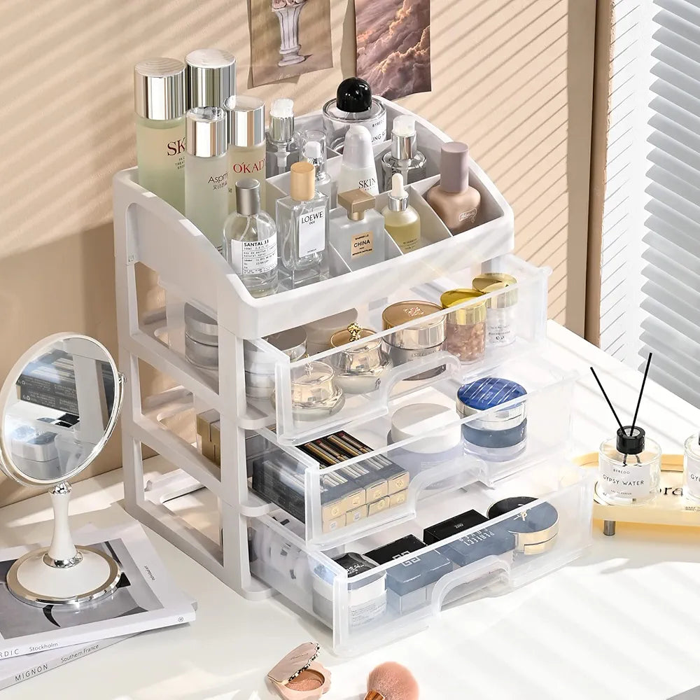 3 Drawer Cosmetics Storage Box