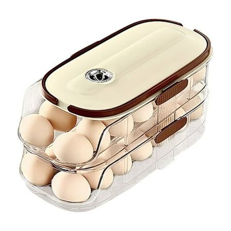 Transparent Automatic Rolling Egg Container