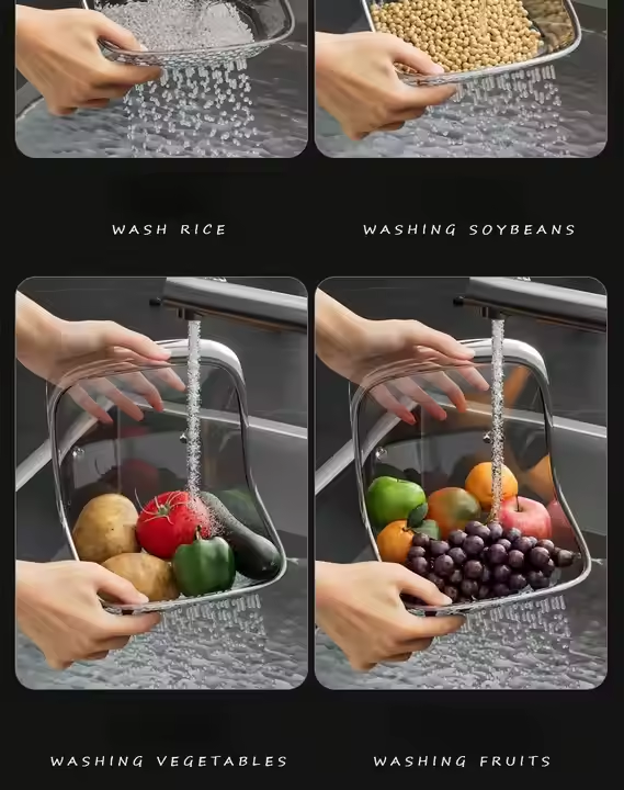 Acrylic Multipurpose Drain Basket