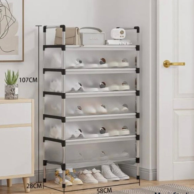 Multi Layer Dust-Proof Shoe Rack (Box Packing Premium Quality)