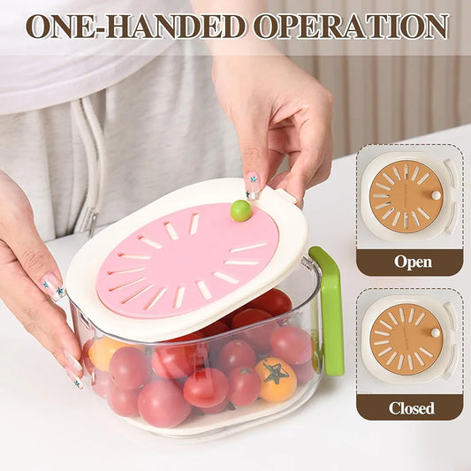 Dust Proof Acrylic Drainer Bowl