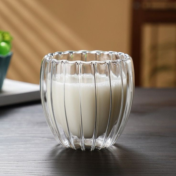 Stripe Double Wall Borosilicate Glass
