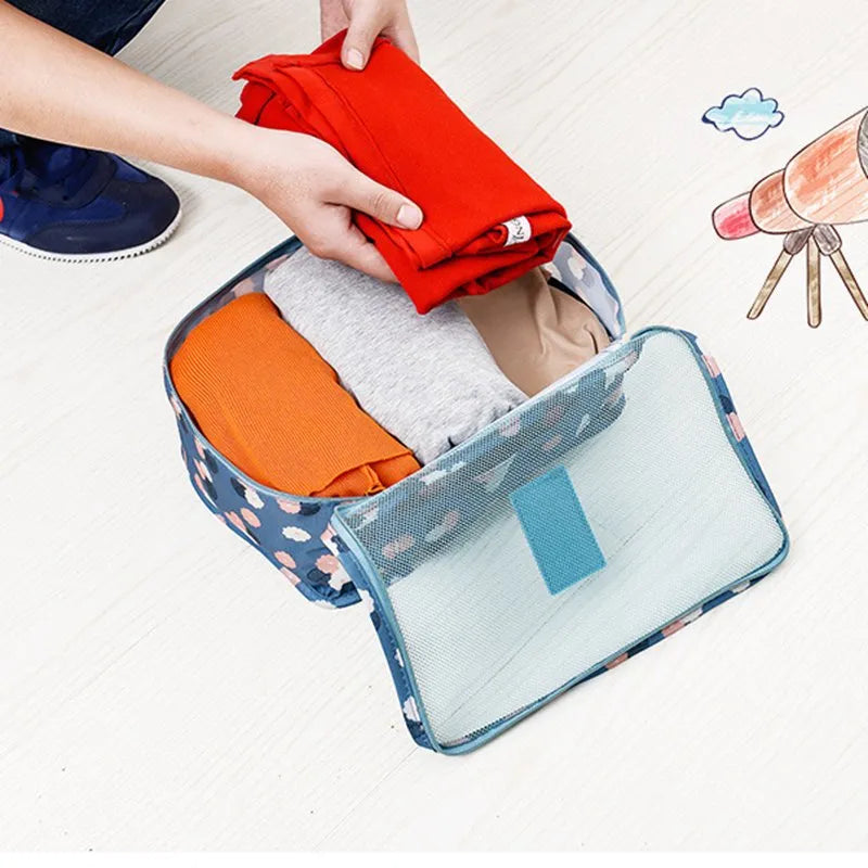 Printed 6Pcs Travel Bag Set