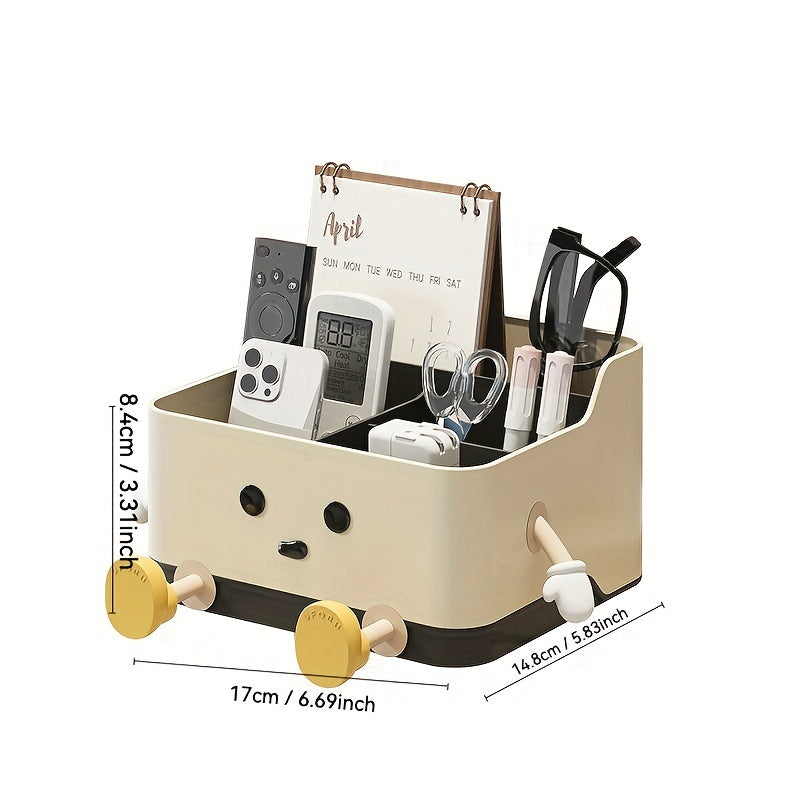 Cute Cartoon Style Desktop Storage Box
