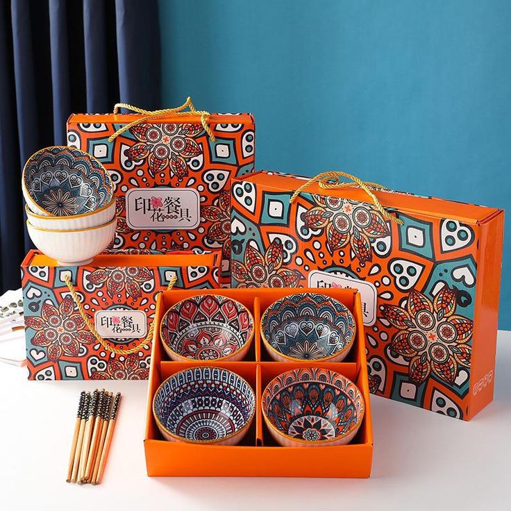 Porcelain Bowl Set (Box Packing)