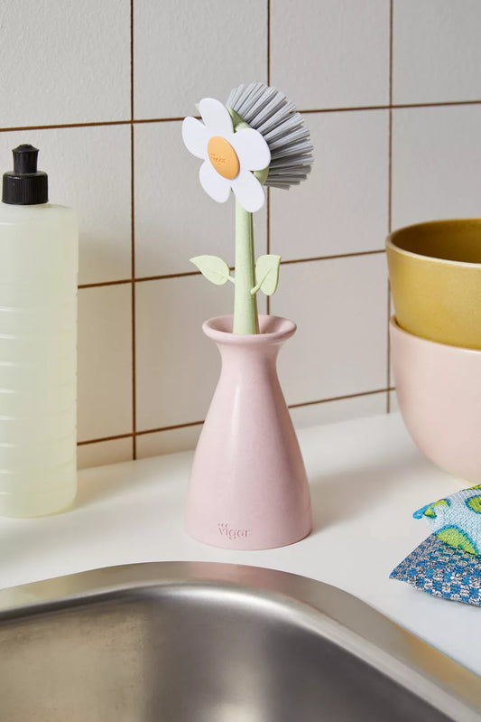 Vase Flower Shape Cleaning Brush