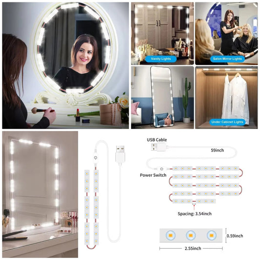 Vanity Mirror 30LEDs Lights