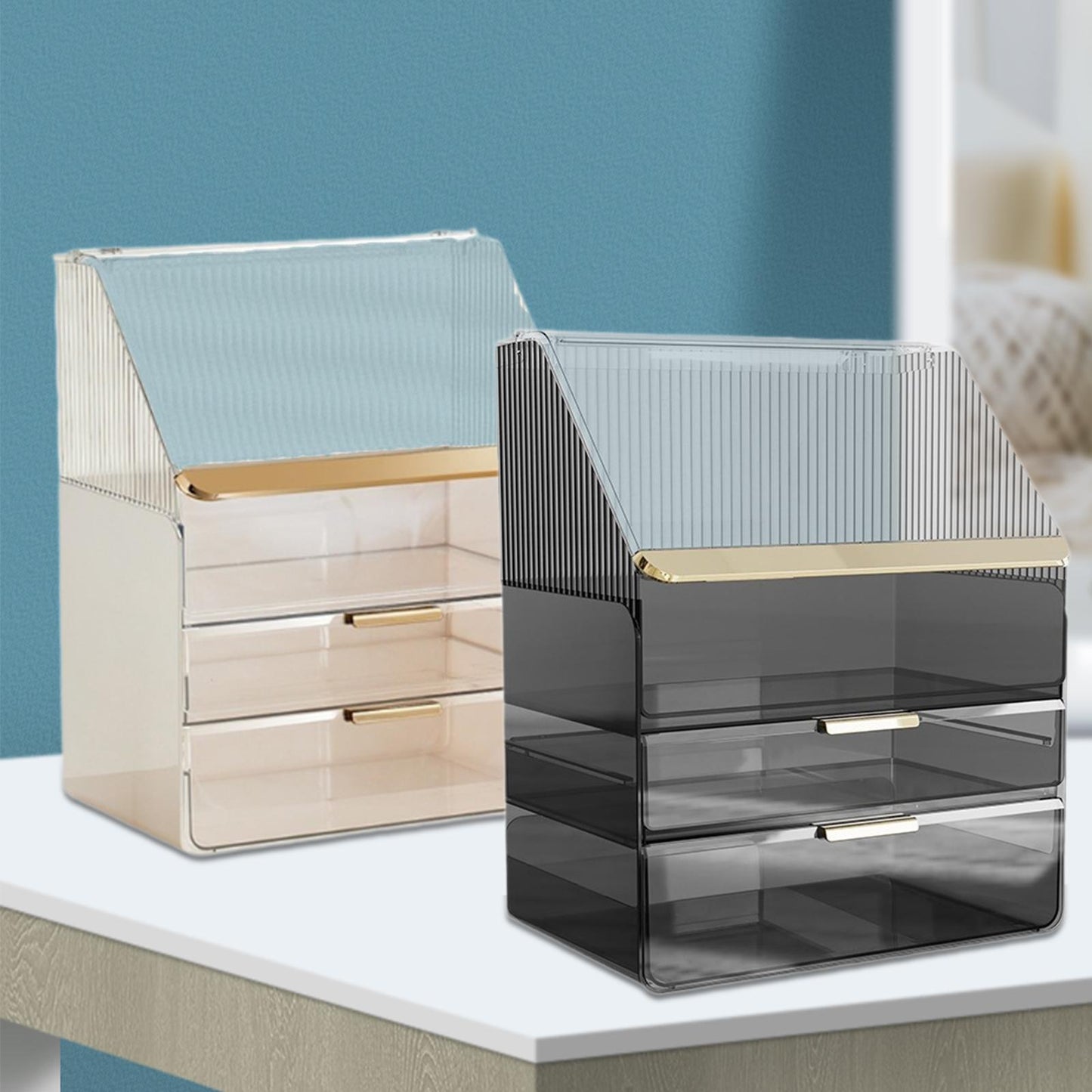 Dustproof Large Capacity Cosmetics Storage Organizer