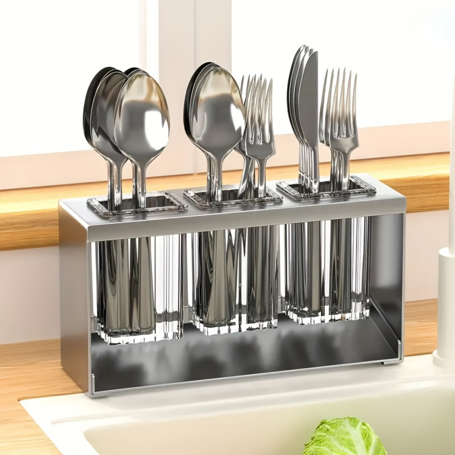 Premium Countertop Cutlery Drying Holder