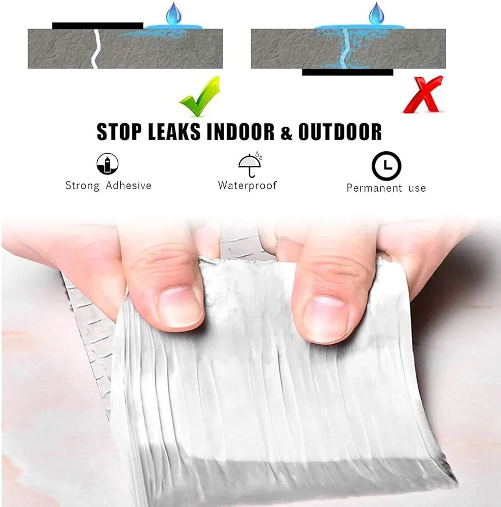 Aluminum Foil Butyl Rubber Tape (Water And Leakproof)