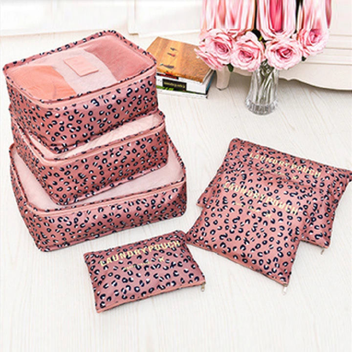 Printed 6Pcs Travel Bag Set