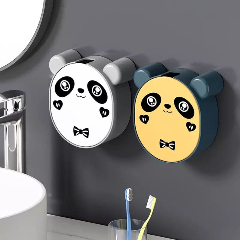 Cute Panda Wall Mounted Soap Box With Lid