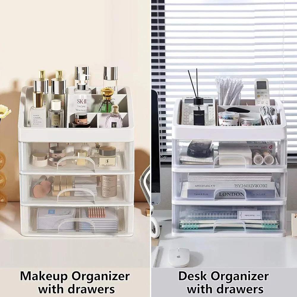 3 Drawer Cosmetics Storage Box