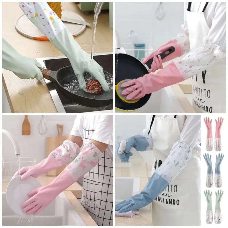 Long Sleeves Dishwashing Gloves