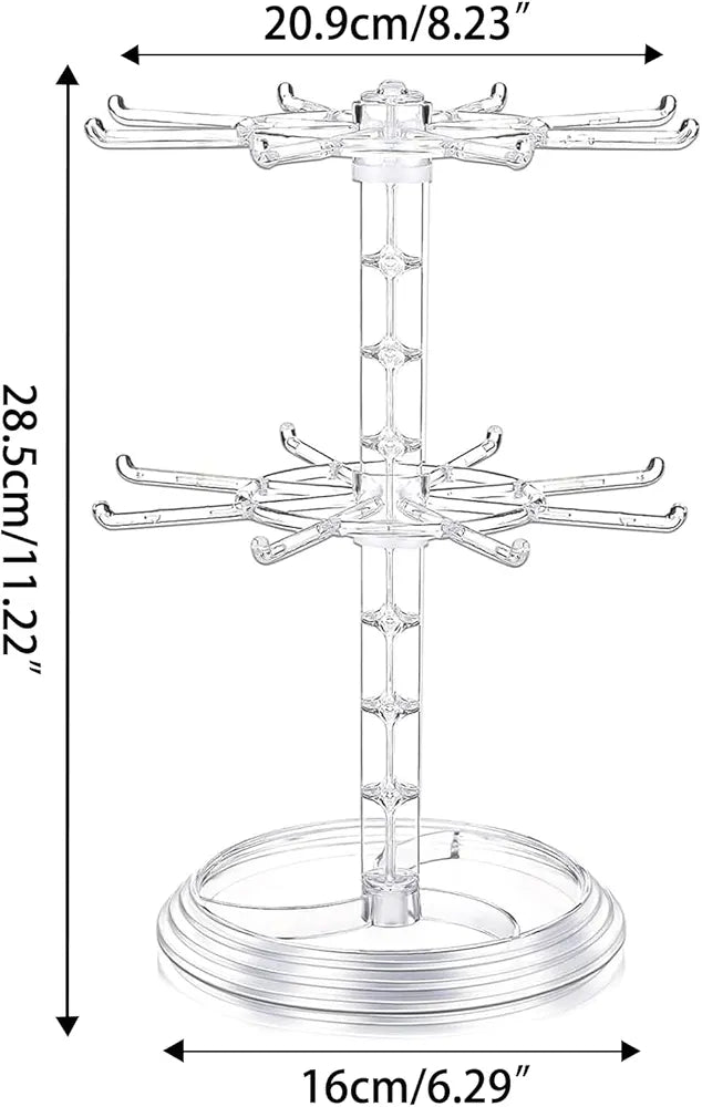 2 Tier Jewelry Organizer Stand