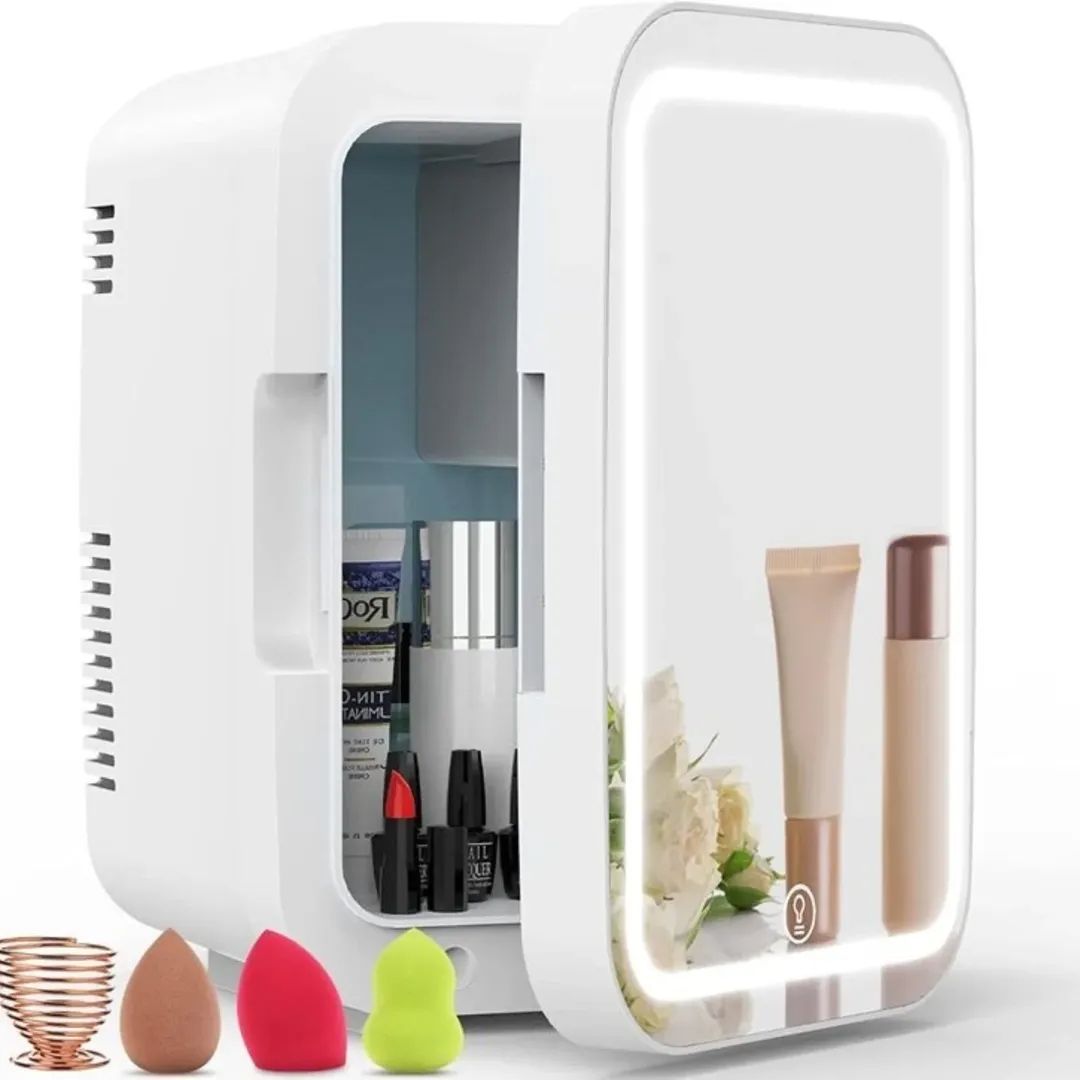 Mini Makeup Fridge :
AC/DC Cooler & Warmer for Beauty & Skincare | Home & Car Use
