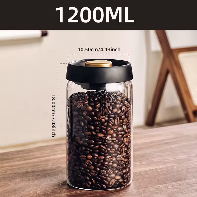 Modern Design Lock Airtight Glass Jars Multipurpose (3 Sizes Available)