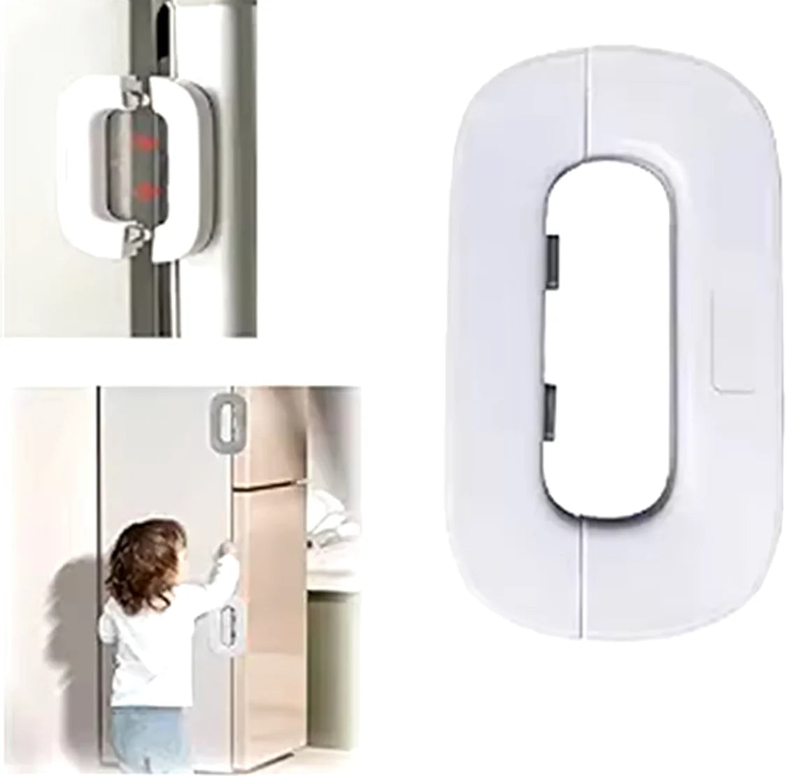 Self-Adhesive Fridge Lock Latchs System for Home Refrigerator