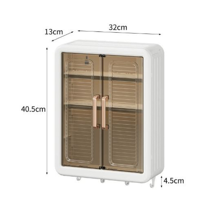 Bathroom Cabinet Punch-Free Wall-Mounted Storage Rack