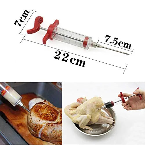 BBQ Meat Marinade Injector Syringe
