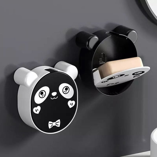 Cute Panda Wall Mounted Soap Box With Lid