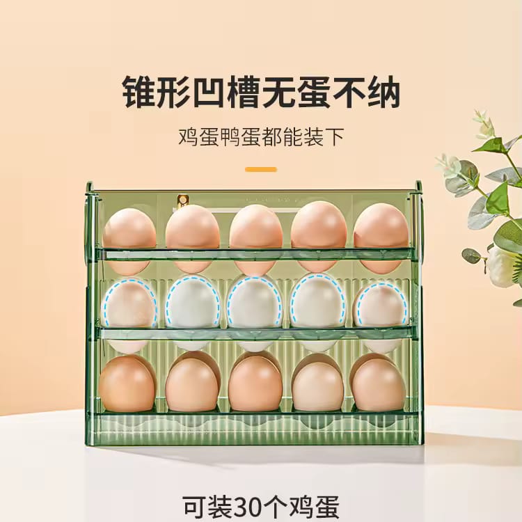 3 Layer Egg Storage Organizer