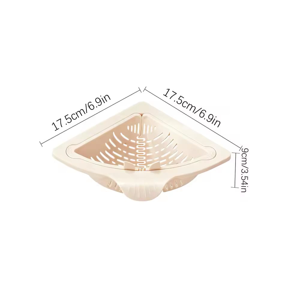 Magnetic Corner Sink Drain Basket